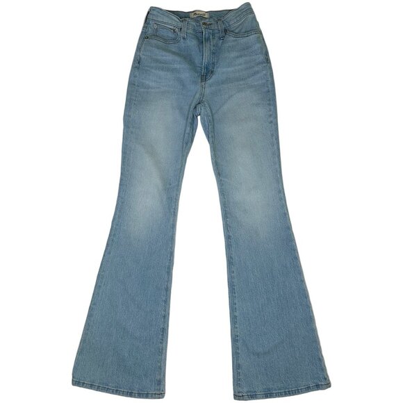 Madewell The Perfect Vintage Flare Jean in Delavan Wash Blue 25x32 - Picture 2 of 9